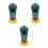 3Pcs Eco-Friendly Blue Plastic Cutlery Storage Organizer for Kitchen 4