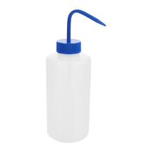 4Pcs White Plastic Squeeze Wash Bottles for Garden Eyelash Cleaning