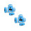 4Pcs Eva Water Weights for Aquatic Exercise and Pool Strength Training 4