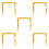 5Pcs Golden Aluminum Frame Clamp Beekeeping Tool Secure Grip 8