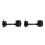 2Pcs Galvanized Finish Self Locking Gate Latch Black for Outdoor Gates 4