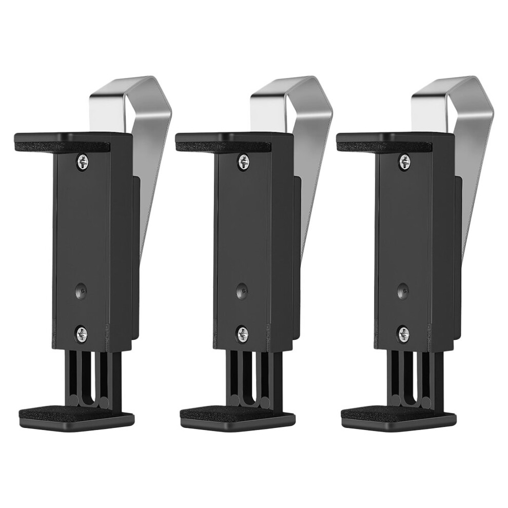 12Pcs Durable Car Remote Visor Clip Abs Stainless Steel Holder Black 3632812956052