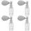4St Transparante Navulbare Parfumfles Mistverstuiver Compact 1