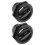 6Pcs Black Adjustable ABS Circular Air Vent Covers for Car Rv Use 2