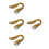 8Pcs Metallic Gold Thread Craft String Durable Jewelry Decoration 6