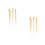 6Pcs Earwax Cleaning Sticks Durable Non-Rust Light Yellow Tools 7