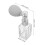 4St Transparante Navulbare Parfumfles Mistverstuiver Compact 3
