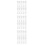 36Pcs White Vertical Blind Replacement Stems PVC Repair Kit for Blinds 7