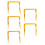 5Pcs Golden Aluminum Frame Clamp Beekeeping Tool Secure Grip 4