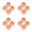 8Pièces Pinceaux Mini Rose Doux Pour Blush Et Ongles 6