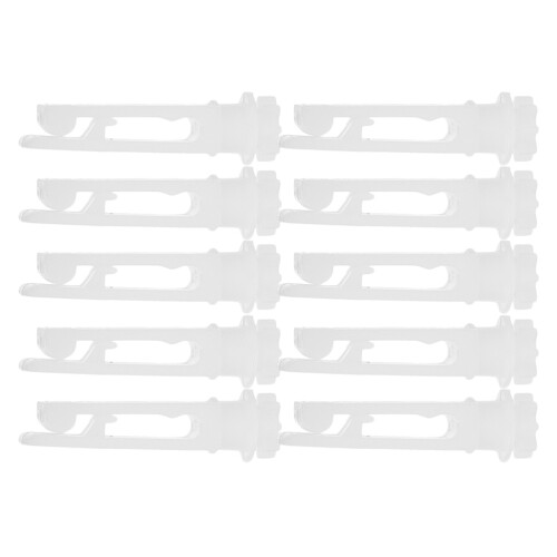 36Pcs White Vertical Blind Replacement Stems PVC Repair Kit for Blinds 1