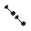 2Pcs Galvanized Finish Self Locking Gate Latch Black for Outdoor Gates 3