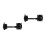 2Pcs Galvanized Finish Self Locking Gate Latch Black for Outdoor Gates 7