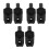 6Pièces -Gobelets Noir ABS Compatible Poussette, Fauteuil 6