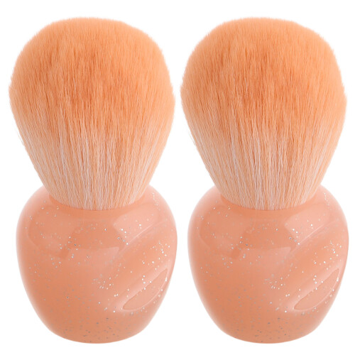 8Pièces Pinceaux Mini Rose Doux Pour Blush Et Ongles 1