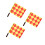 3Pièces Drapeaux Arbitre Polyvalents Football Facile Usage 4