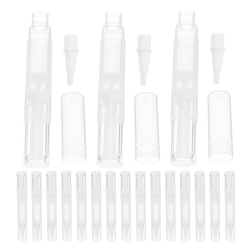 60Pièces Twist Transparent Refillable Pour Gloss Et Ongles 1