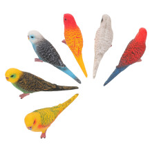 30Pièces Figurines Perroquets Plastique Décor Educatif Coloré