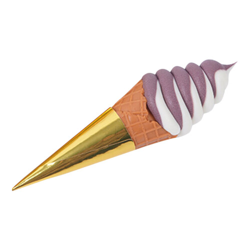 2Pièces Ornements Glace PVC Décorations Boutiques Café 1