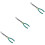 3Pièces Pinces Clip Durite Radiateur Acier Inox Multi Usage Automobile 7