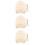 3Ensembles Plaque Bois Beige Support Pour Annonce Bébé 9