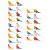 30Pièces Figurines Perroquets Plastique Décor Educatif Coloré 3