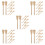 50Pièces Poignées Éventails Bambou Kaki Pour Décorations Mariage DIY 8