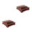 2Pièces Ensemble D'échecs En Bois Durable Jeu Familial Et De Loisirs 5