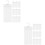 20Pièces Support De Vignettes Handicap PVC Transparent Pour 7