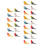 30Pièces Figurines Perroquets Plastique Décor Educatif Coloré 5