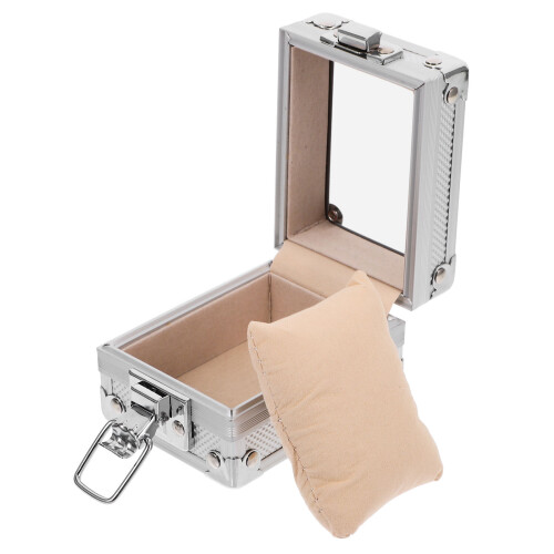 4Pièces Boîte Remontoir Argent Compact Cadeau