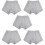 5Pièces Culottes Réutilisables Homme Incontinence Clair 6