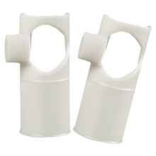 4Pièces Embouts Flûte Nylon Beige Aide Jouer Flûte Débutant Résistant
