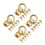 24Pcs Brass Rotatable Strap Hardware Heavy Duty Purse Rivets for Bags 6