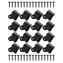 48Pièces Protecteurs D'angles Pour Enceinte Fer Noir Résistant