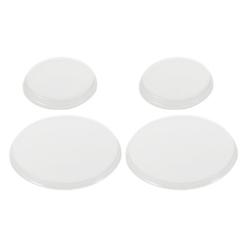 16Pièces Diaphragmes Stéthoscope PVC Blanches Hautes
