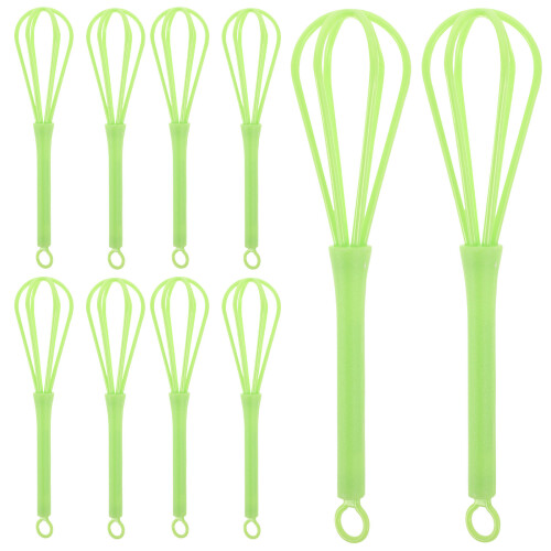30Pièces Accessoire Fabrication Papier Vert Clair En Plastique Facile