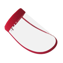 1Pièces Chapeau Masque Protection Enfant Transparent Rouge Durable