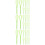 30Pièces Accessoire Fabrication Papier Vert Clair En Plastique Facile 10