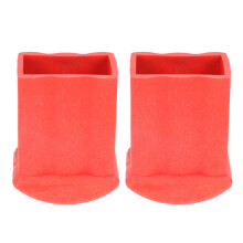 4Pièces Protections Pieds Échelle En Caoutchouc Rouge Durable