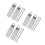 3Pièces Mini Pinces Crocodile Acier Argent Pour Câbles Et Bricolage 4