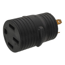 2Pièces Adaptateur Connecteur Rv 30A-50A Plastique Noir