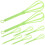 30Pièces Accessoire Fabrication Papier Vert Clair En Plastique Facile 2