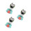 3Pièces Figurines Panda Swing Résine Décor Tableau De Bord 7
