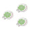3Pcs Metal Golf Ball Marker Hat Clips Secure Fit for Putting Practice 3