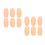 12Pcs Silicone Bra Strap Holders Non-Slip Shoulder Pads 4