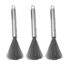 9Pcs Stainless Steel Dish Cleaning Brush for Kitchen Wok Pots