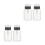 4Pièces Flacons Transparents Verrouillables Bouteille Liquide 7