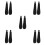10Pcs Baby Stroller Crotch Adjustable Oxford Cloth Black 8