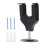 2Sets ABS Iron Black Guitar Wall Rack with Sponge Neck Support Holder 1